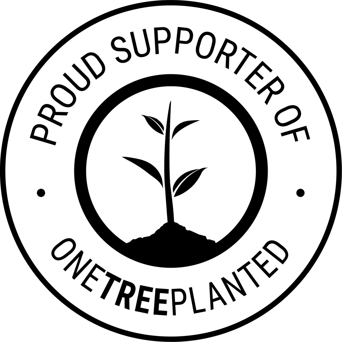 One Tree Planted proud supporter stamp